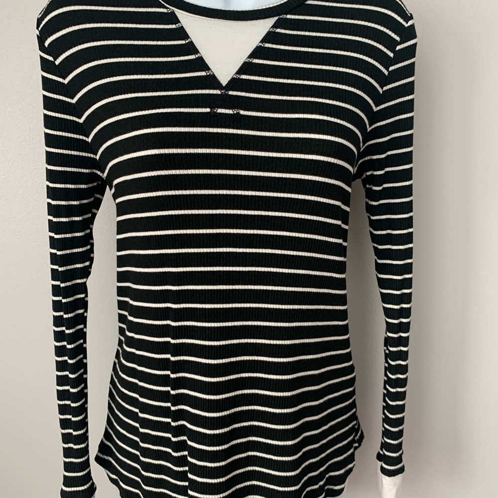 Cherish Striped Ribbed Top - Picture 12 of 15